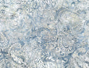 Blue Smoke Batik 1400 22276 244 Tan/Blue Paisley by Wilmington Prints