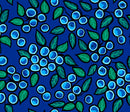 Blueberry Bear CJH-0005 Navy Blueberry Allover by Cody James Houle for International Textiles
