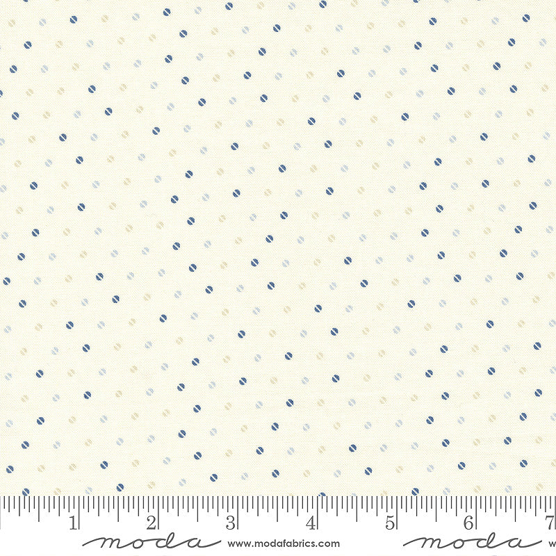 Blueberry Delight 3039-11 Cream by Bunny Hill Designs for Moda