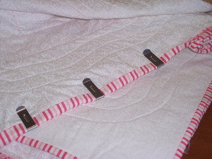 Bolt Buddies showing as use as quilt binding clips