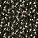 Boneheads Y5853-478 Bone by Travis Glasgow for Hoffman Fabrics