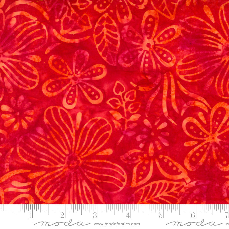 Bossa Nova Batiks 4361-15 Ruby by Moda