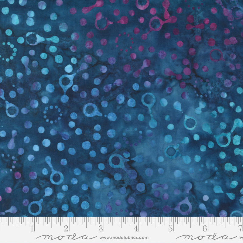 Bossa Nova Batiks 4361-35 Space Blue by Moda