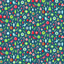 Bright Christmas 10157-63 Multi Trim the Tree by Patrick Lose Fabrics