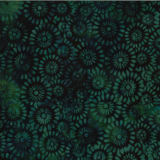 Brilliant Gems Batik V2538-473 Basil by Hoffman Fabrics