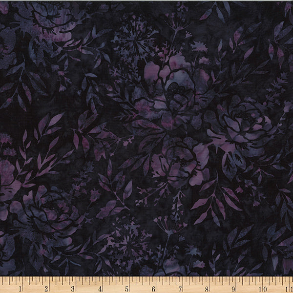 Bubblegum Bliss Batik W2578-46 Plum by Hoffman Fabrics.
