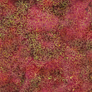 Buds & Blooms Batik 112335375 Floral Dot Red Cranberry by Island Batik