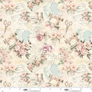Buttons and Keepsakes 5356-22 Pink Sewing Machine and Flower by Frank Garcia for Blank Quilting Corp.