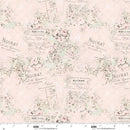 Buttons and Keepsakes 5361-22 Muted Pink Vintage Advertisements or Invoices by Frank Garcia for Blank Quilting Corp.