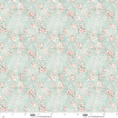 Buttons and Keepsakes 5362-71 Mint Floral and Texture by Frank Garcia for Blank Quilting Corp.
