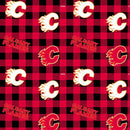 Calgary Flames Flannel 1192FLA licensed to Sykel Enterprises