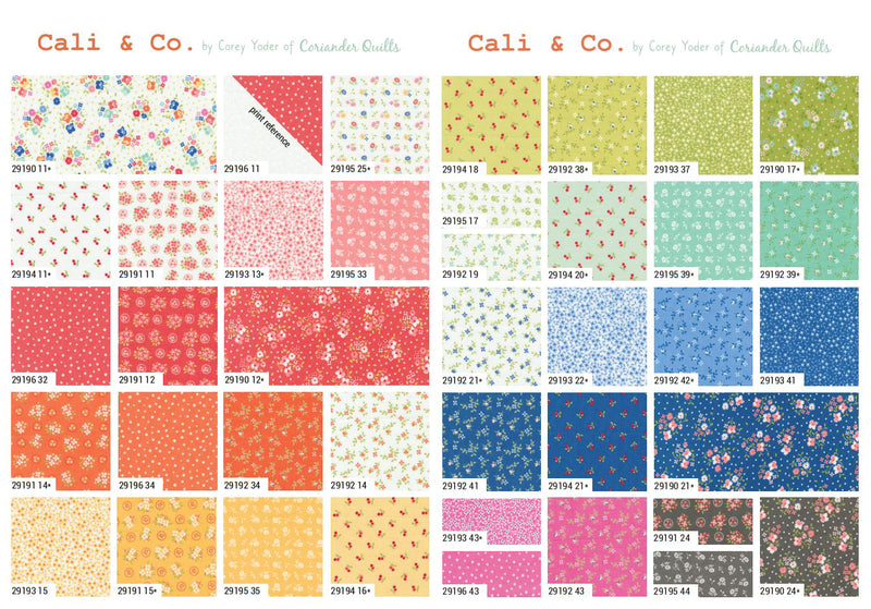 Cali & Co. Fat Quarter Bundle 29190AB by Corey Yoder for Moda