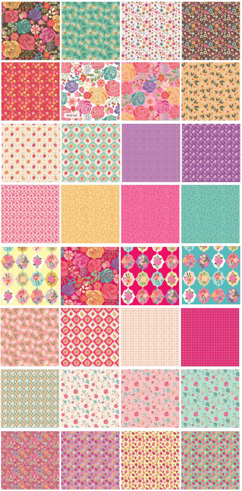 Calico Cowgirls Fat Quarter Bundle CW24834 by Lori Woods for Poppie Cotton