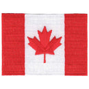 Canadian Flag Embroidered Patch- Large