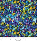 Cat Artistry 16738-53 Sparkle Blue/Multi by Peggy Collins for Benartex
