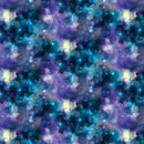 Celestial Skies 16623P-55 Light Show Sky Blue/Purple by Skyline Studio for Benartex
