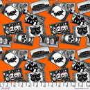 Chain Mail PWRH151.ORANGE Postcards by Club Hauer for FreeSpirit