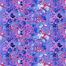 Chantal 3121-55 Purple Watercolor Floral by Satin Moon Designs for Blank Quilting
