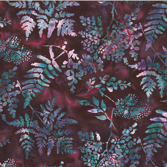 Cherry Pie Batik V2529-394 Merlot by Hoffman Fabrics