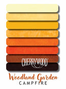 Cherrywood Hand Dyed Fabric 8-Step Fat Quarter Bundle Campfire