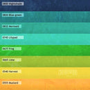 Cherrywood Hand Dyed Fabric 8-Step Fat Quarter Bundle Chameleon