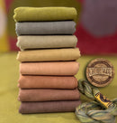 Cherrywood Hand Dyed Fabric 8-Step Fat Quarter Bundle Desert Dawn.
