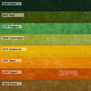Cherrywood Hand Dyed Fabric 8-Step Fat Quarter Bundle Jungle