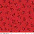 Christmas with Scaredy Cat C13532-RED Toss by Amanda Niederhauser for Riley Blake Designs