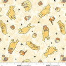 Classic Winnie Flannel 9629F-60 Yellow Bears by W.A. Dodge for Studio e Fabrics