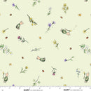 Classic Winnie Flannel 9630F-60 Lt Green Piglets by W.A. Dodge for Studio e Fabrics
