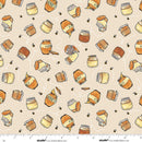 Classic Winnie Flannel 9633F-34 Taupe Honey Pots by W.A. Dodge for Studio e Fabrics