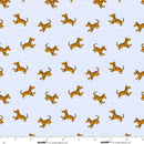 Classic Winnie Flannel 9634F-11 Lt Blue Tigers by W.A. Dodge for Studio e Fabrics