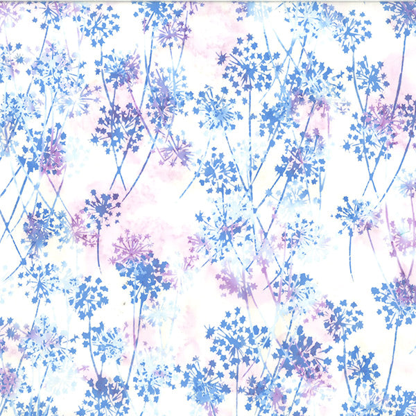 Clear Skies Batik U2466-120 Hyacinth by Hoffman Fabrics