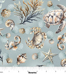 Coastal Escape 15021-80 Marine Life Ocean by Nicole DeCamp for Benartex/Kanvas