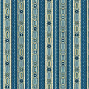 Cocoa Blue A-602-B Royal Moss by Edyta Sitar for Andover