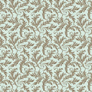 Cocoa Blue A-731-NB Caribbean Eucalyptus by Edyta Sitar for Andover