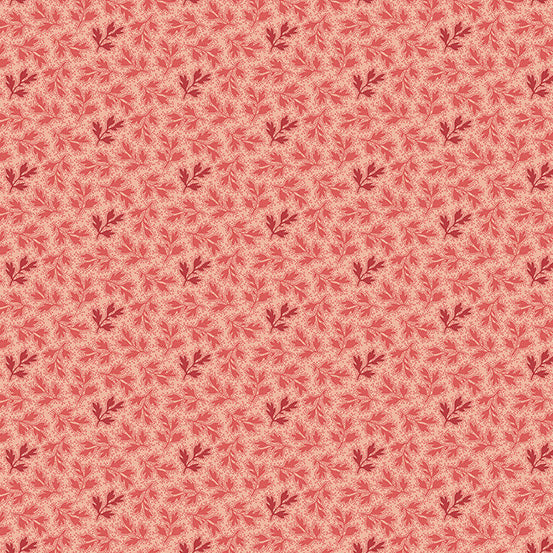 Cocoa Pink A-605-E Dahlia Greenery by Edyta Sitar for Andover Fabrics