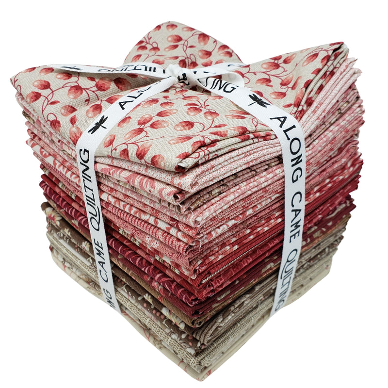 Cocoa Pink Fat Quarter Bundle  side view