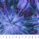 Color Me Banyan Cosmos Batik 83039-88 Hickory Plum Design 1 by Banyan Batiks Studio for Northcott