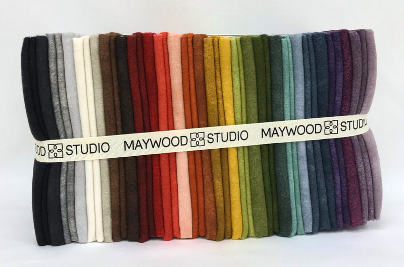 Color Wash Woolies Flannel Fat Quarter Bundle FQ-MASCOLW by Bonnie Sullivan for Maywood Studio