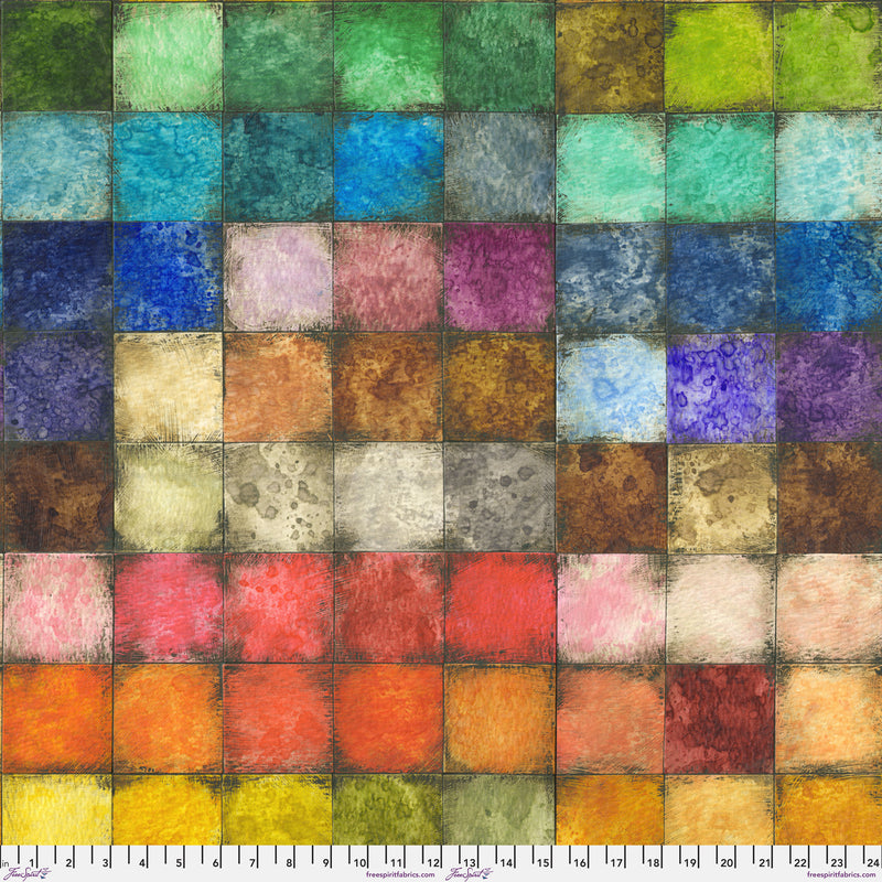 Colorblock Canvas CCTH010.MULTI Colorblock Canvas by Tim Holtz for FreeSpirit