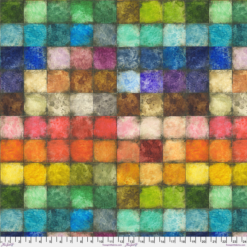 Colorblock PWTH178.MULTI Colorblock Patchwork by Tim Holtz for FreeSpirit