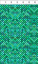 Colorful 6COL-6 Teal by Jason Yenter for In The Beginning Fabrics