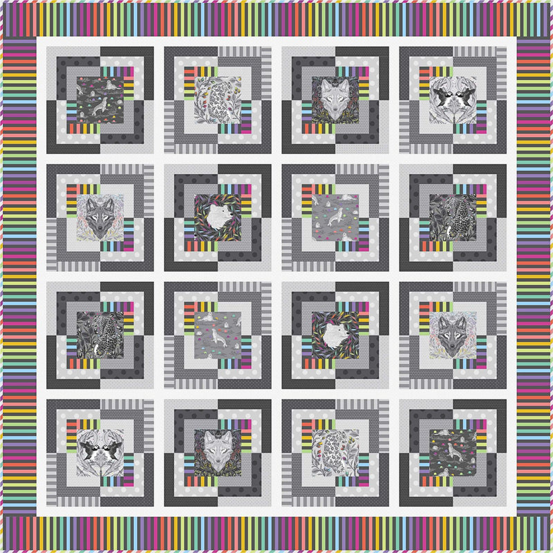 Cool Vibrations Free PDF Quilt Pattern design