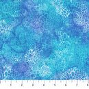 Coral Reef DP28880-44 Bubbles Blue by Deborah Edwards and Melanie Samra for Northcott