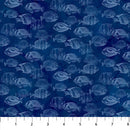 Coral Reef DP28884-48 Fish Blender Navy by Deborah Edwards and Melanie Samra for Northcott