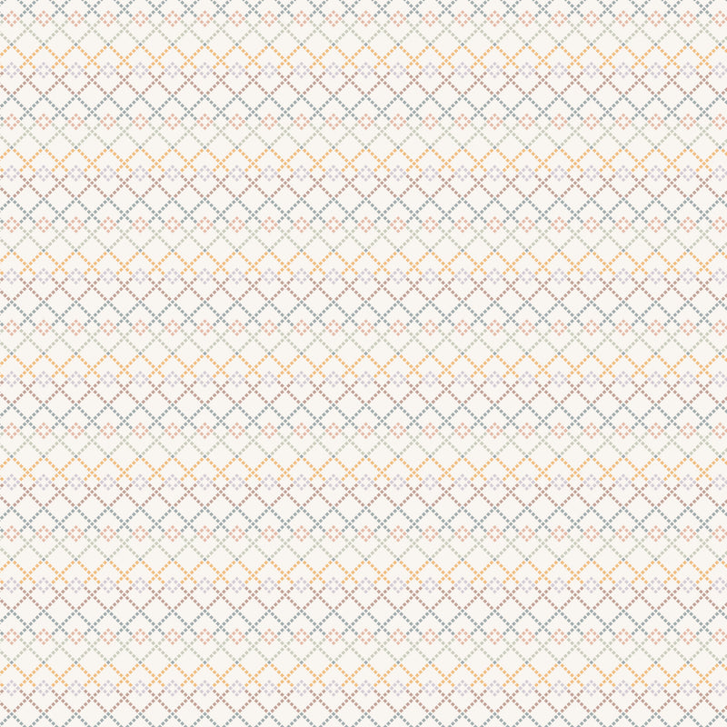 Cotton-Tale 90951-11 Diamonds Cream by Bernaett Urbanovics for FIGO Fabrics