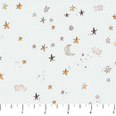 Cotton-Tale 90955-90 Stars Gray by Bernadett Urbanovics for FIGO Fabrics