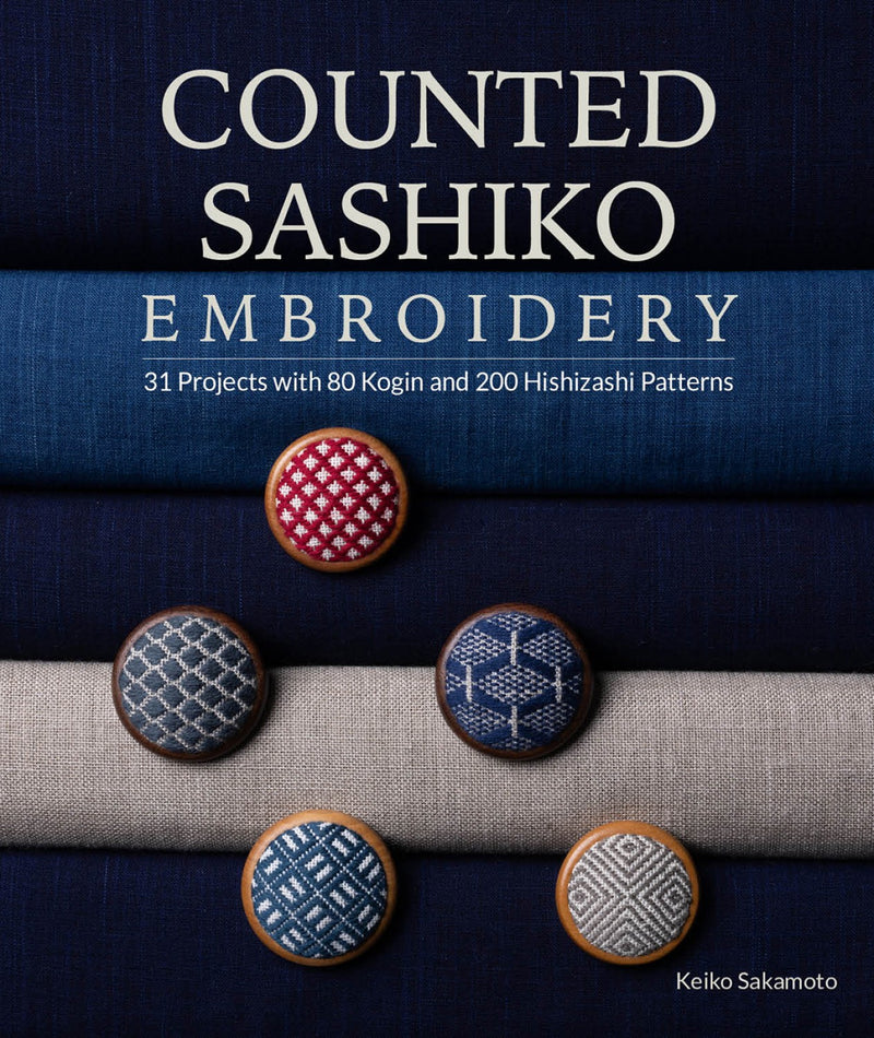 Counted Sashiko Embroidery Book Keiko Sakamoto Schiffer Publishing SF6673-4