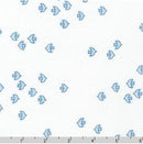 Cozy Cotton Flannel - Over the Moon SRKF-21895-82 Blue Jay by Studio RK for Robert Kaufman Fabrics